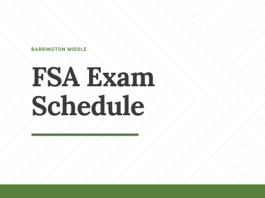  FSA Exam Schedule